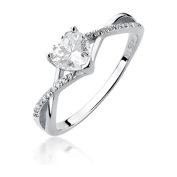 Olivie Strieborný prsteň SRDCE 4933 22007062