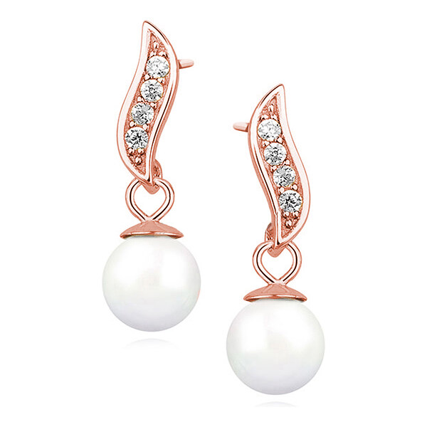 Olivie Strieborné perlové náušnice ROSE 3588 16605062