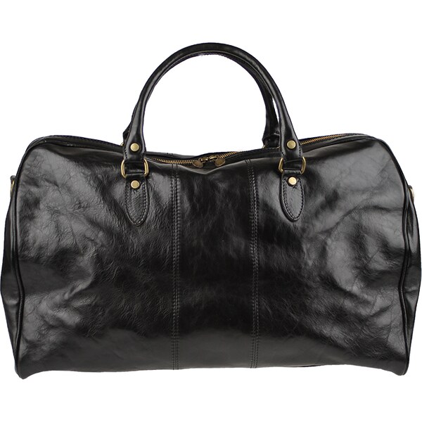 Kožená cestovná taška Galba Nera čierna NovaKabelka.sk 15646065