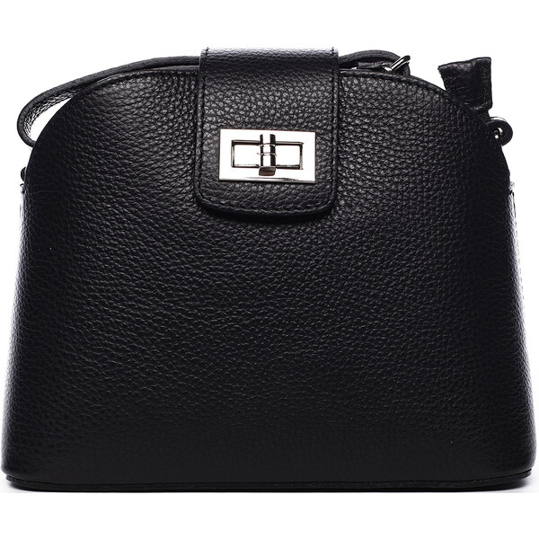 Dámska kožená crossbody kabelka čierna - ItalY Brokylon čierna 27226630