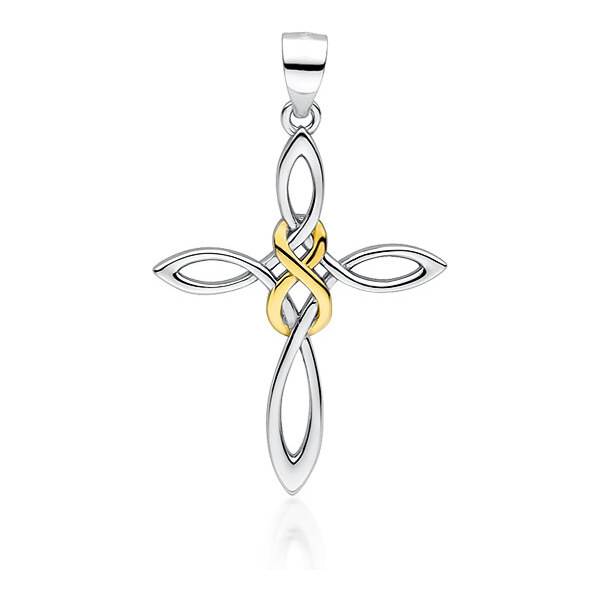 Olivie Strieborný prívesok KRÍŽIK a NEKONEČNO 3666 16605134