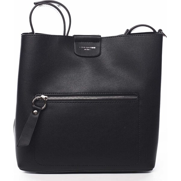 Dámska kabelka cez plece čierna - David Jones Salma čierna 15811305