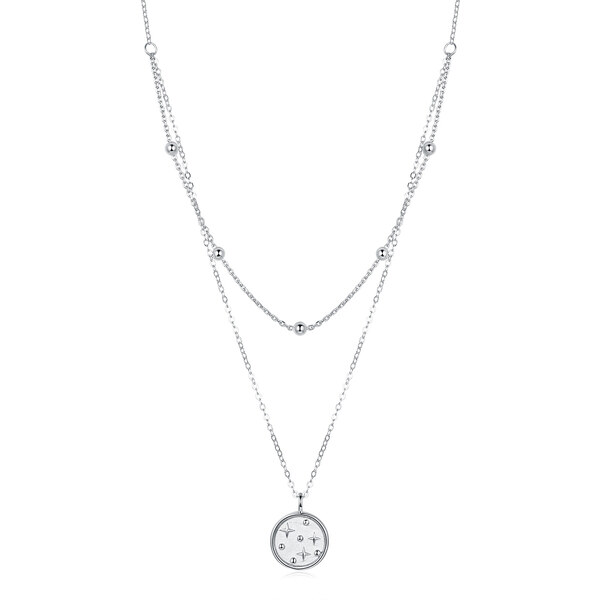 Emporial Royal Fashion náhrdelník Dvojitý hviezdny 45114675