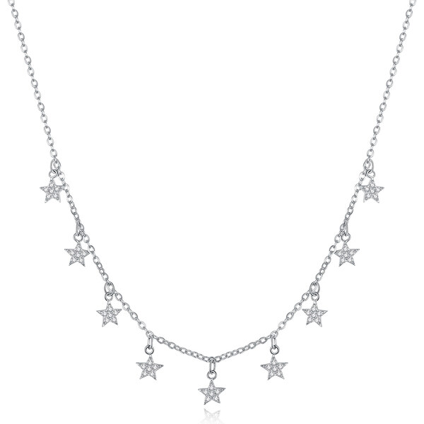 Emporial Royal Fashion náhrdelník Pole trblietavých hviezd 45122468