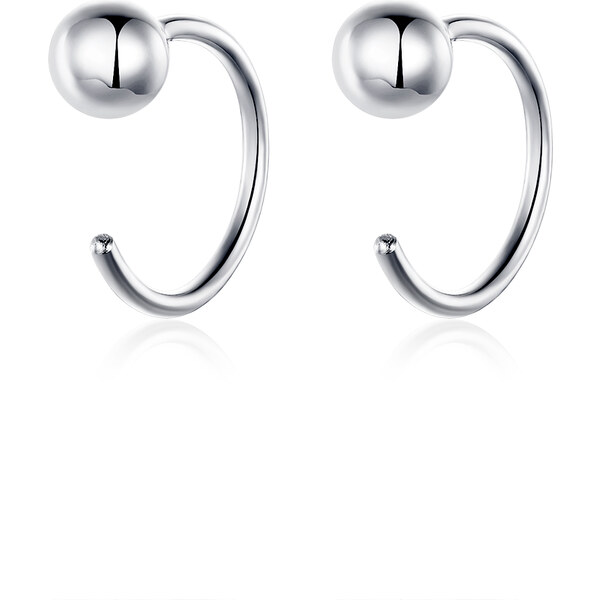 Emporial strieborné náušnice Minimalistická elegancia SCE782-A 28014181