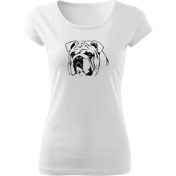 T-ričko Anglický buldog dámske tričko 15912196