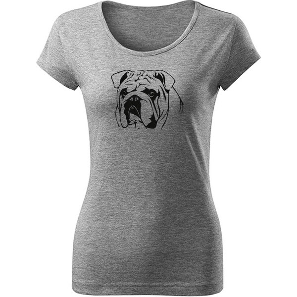 T-ričko Anglický buldog dámske tričko 15912197