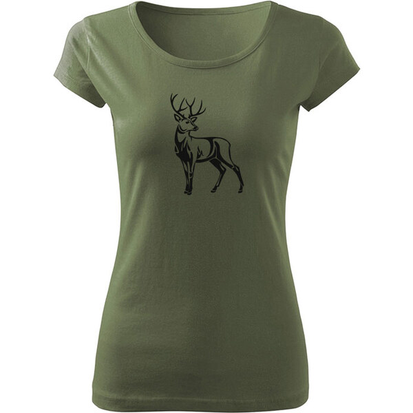 T-ričko Deer Draw dámske tričko 15912562