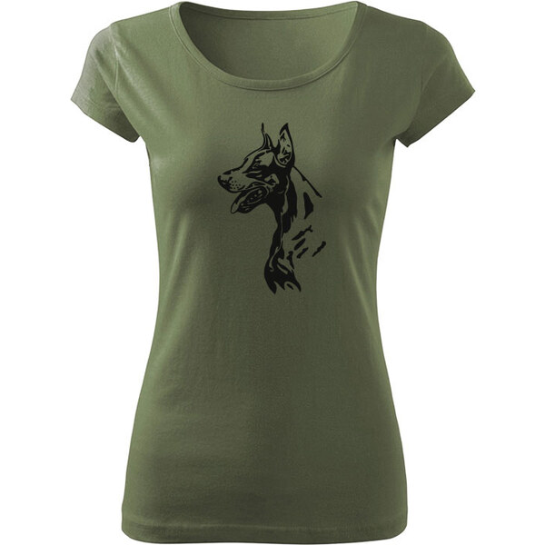 T-ričko Doberman dámske tričko 15912579