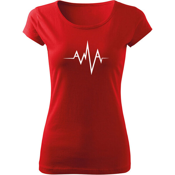 T-ričko Horské vrchy - pulz dámske tričko 15914147