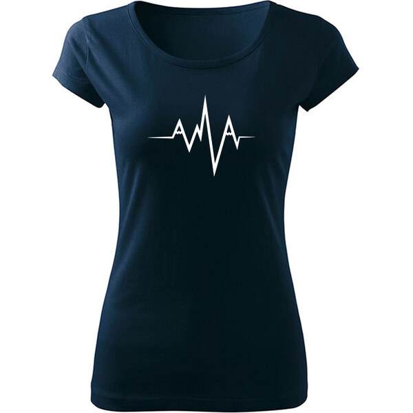 T-ričko Horské vrchy - pulz dámske tričko 15914142