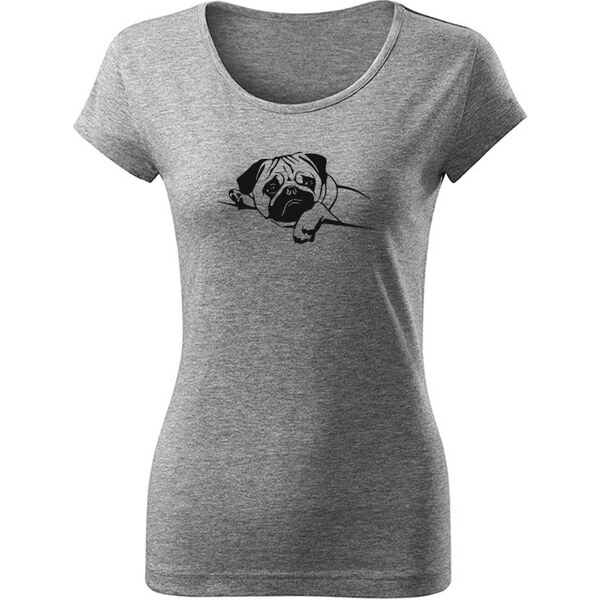 T-ričko Mops dámske tričko 15914174