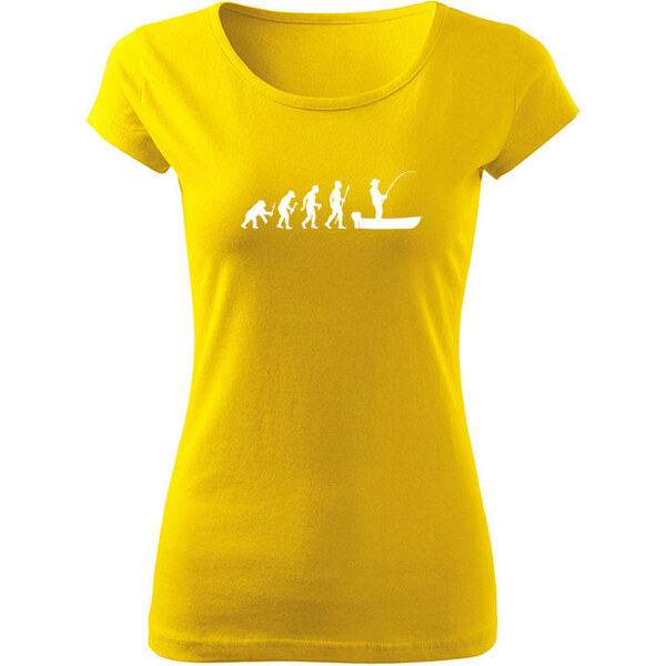 T-ričko Rybolov Evolúcia dámske tričko 15915659