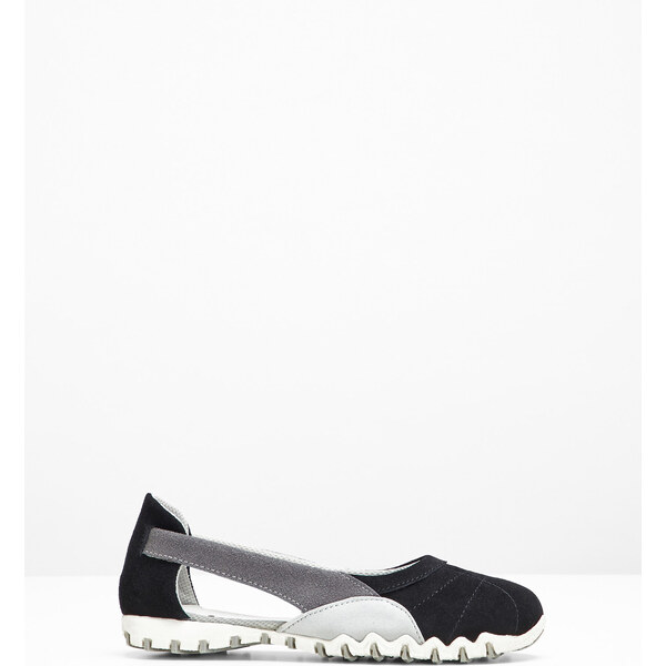 bonprix Kožené baleríny, farba čierna 44734318