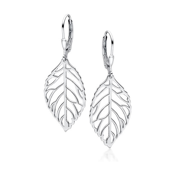 Olivie Strieborné náušnice LISTY 3657 16605126
