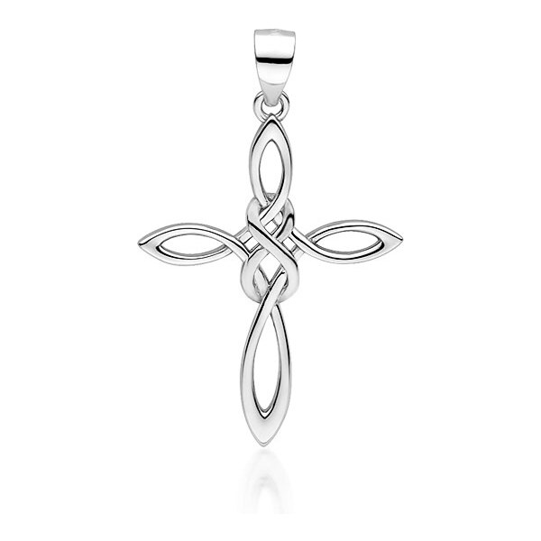 Olivie Strieborný prívesok KRÍŽIK a NEKONEČNO 3665 16605133