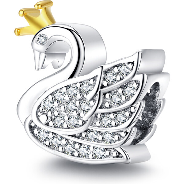 Emporial Royal Fashion prívesok Trblietavá labuť 41562817