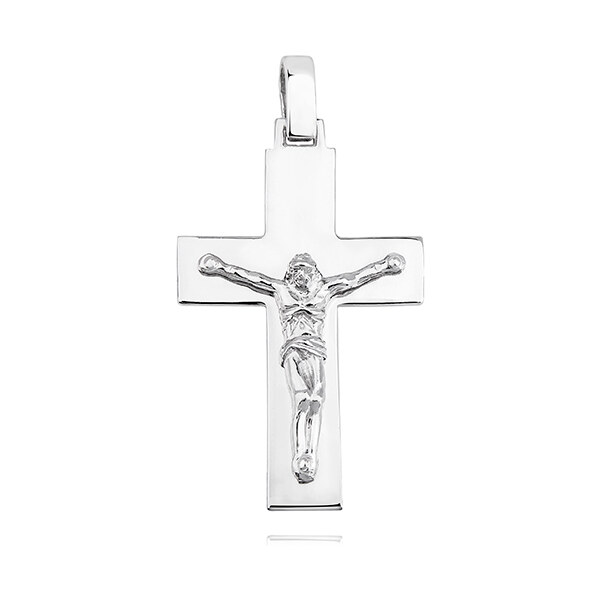 Olivie Strieborný prívesok KRÍŽIK JEŽÍŠ 3692 16605159