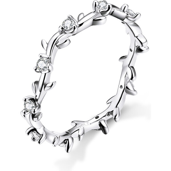 Emporial strieborný prsteň Rozkvitnutá príroda 29478785