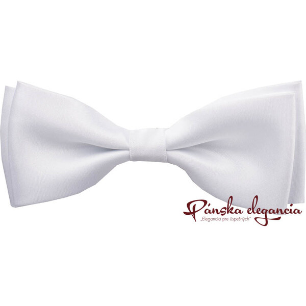 10524-3 Biely motýlik s vreckovkou do saka. 56506235