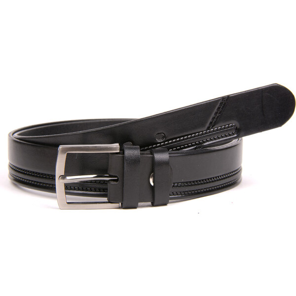 Čierny oblekový opasok v modernom prevedení. 22156379