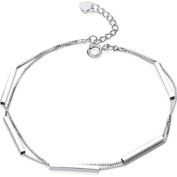 Emporial strieborný náramok Lesklá elegancia SCB170 24619945