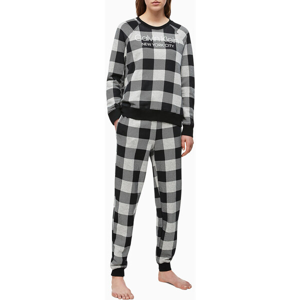 Dámska mikina QS6301E-2ZJ sivočierna - Calvin Klein 17077670