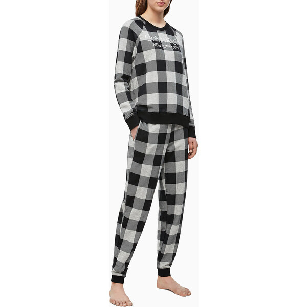 Dámske tepláky QS6302E-2ZJ sivočierna - Calvin Klein 18454695