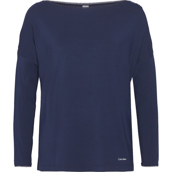 Dámske tričko na spanie QS6264E-2VZ tmavomodrá - Calvin Klein 35639375
