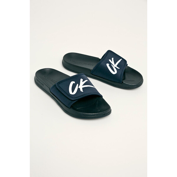Šľapky KM0KM00499-CBK modrá - Calvin Klein 17087617