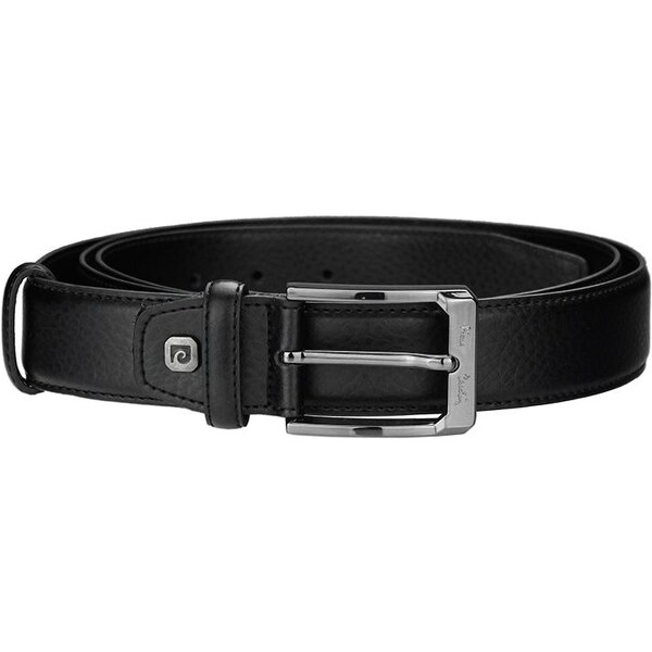Kožený pánsky opasok Pierre Cardin 5011 ROB01 BLACK 16100771