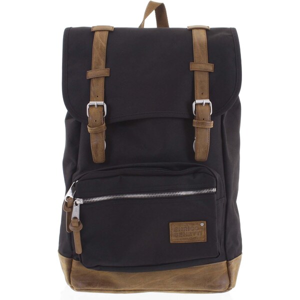 Veľký pánsky batoh čierny - Enrico Benetti Kambik čierna 16106712