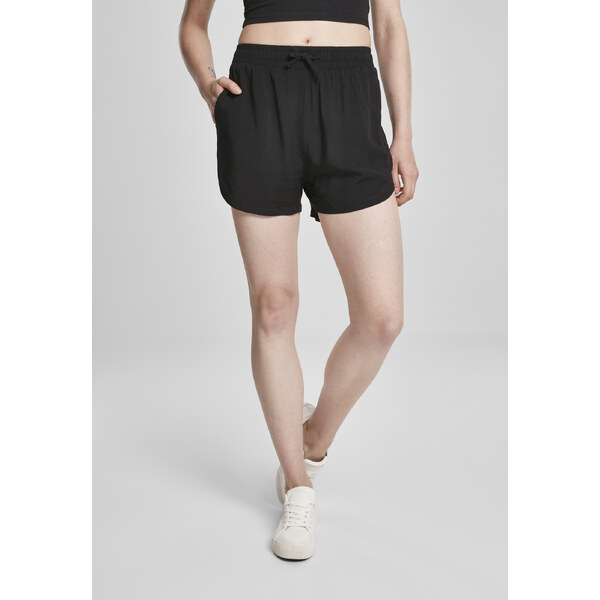 Urban Classics Black Womens Viscose Resort Shorts 50669594