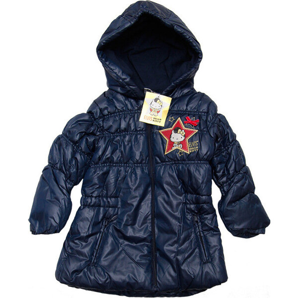 HELLO KITTY ELVIS Bunda pre dievčatá modrá 16390203