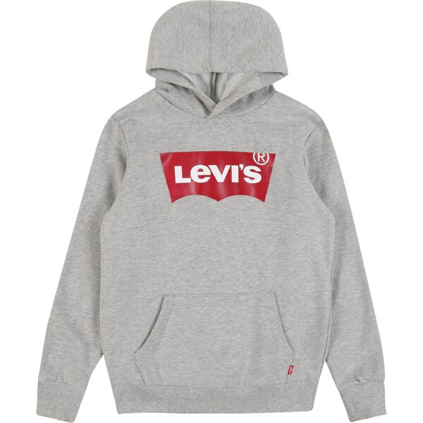 Levis Kids Mikina Batwing sivá melírovaná / červená / biela 16943688