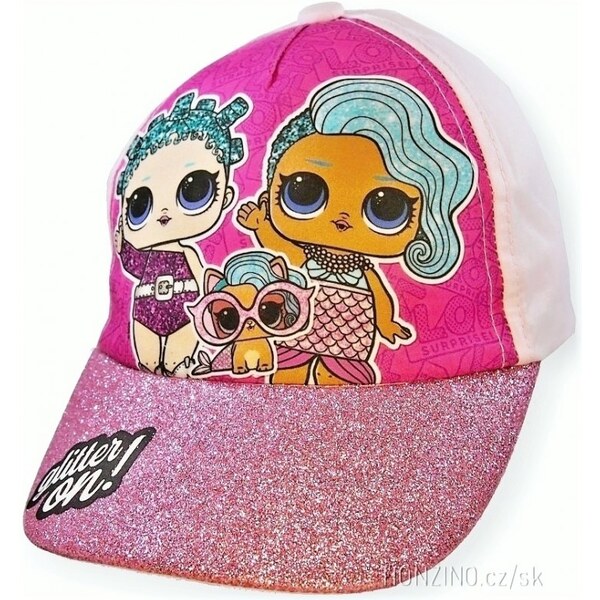 Setino Dievčenská šiltovka s trblietavým šiltom L.O.L. Surprise 16519586