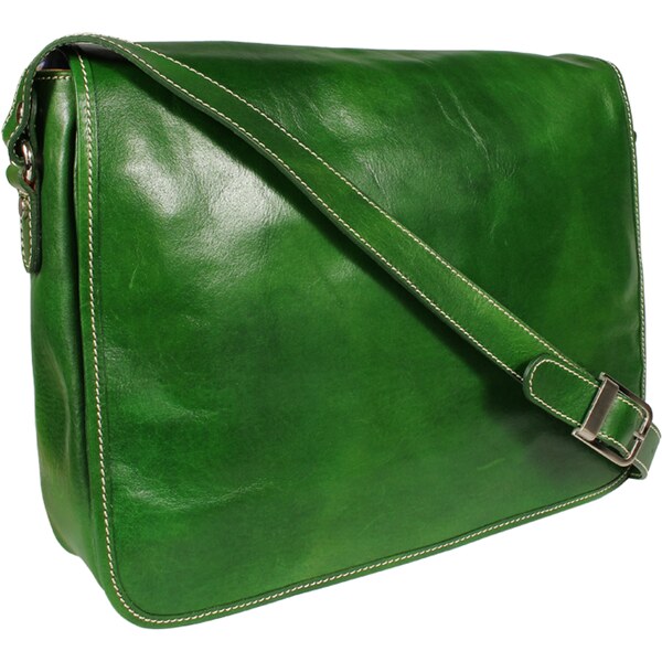 Kožená aktovka Lorenzo Verde zelená NovaKabelka.sk 4666208