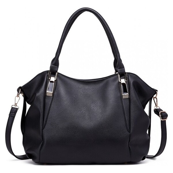 Miss Lulu Kabelka - hobo, cez rameno, eko kožená, čierna 5269910