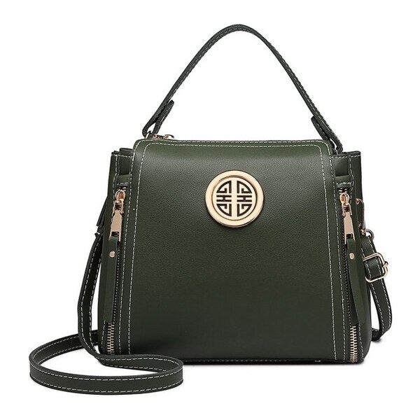 Miss Lulu Kabelka - Arcadia, eko kožená s doplnkami, zelená 12206661