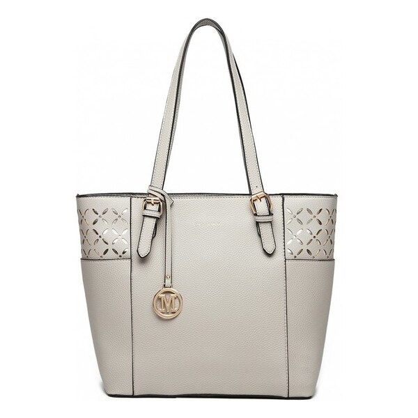 Miss Lulu Kabelka - elegantná ML na rameno s doplnkami, sivá 32158159