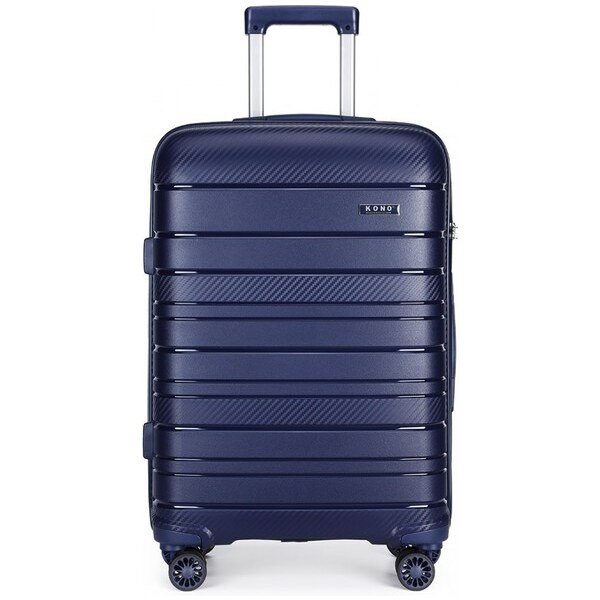 Kufor - KONO stredný matný so zámkom, tmavomodrý 16555671