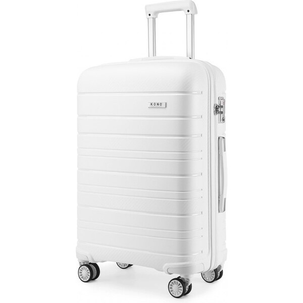 Kufor - KONO malý matný so zámkom, biely 16555663