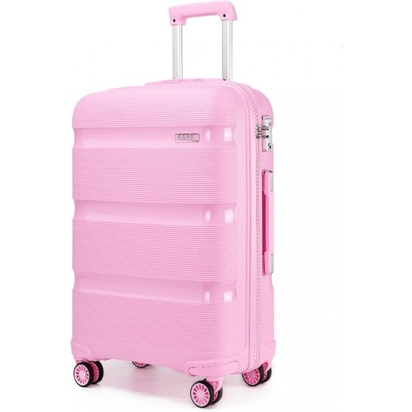 Kufor - KONO pastelový malý na cesty, ružová 16555668