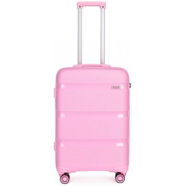 Kufor - KONO pastelový stredný na cesty, ružový 62906888