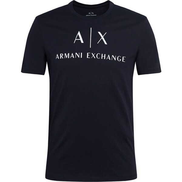ARMANI EXCHANGE Tričko 8NZTCJ námornícka modrá / biela 19753629