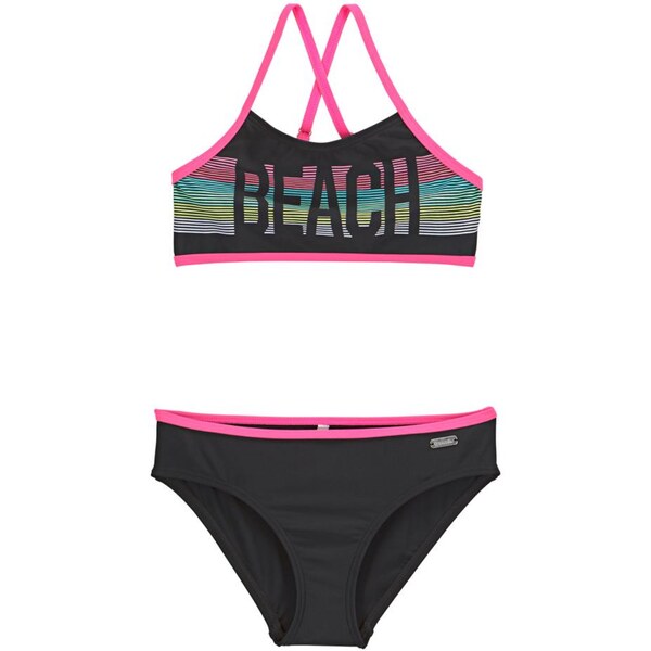 BENCH Bikiny svetlomodrá / žltá / ružová / čierna 54222349