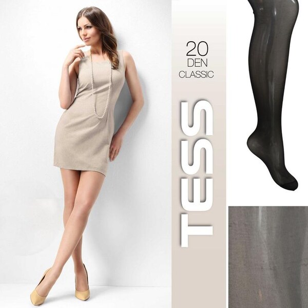 TESS Dámske čierne pančuchy CLASSIC 20 DEN 16655818