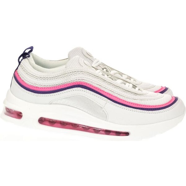 YES SMILE Dámske bielo-ružové tenisky MONI 16773027