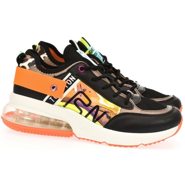 YES SMILE Dámske čierne tenisky ASTA 16773034