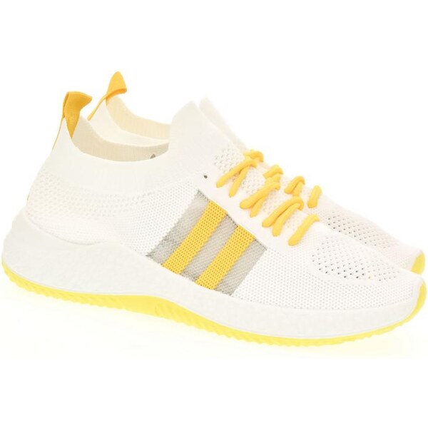 COMER Dámske žlto-biele tenisky ZIOS 16773055